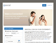 Tablet Screenshot of insocial.com